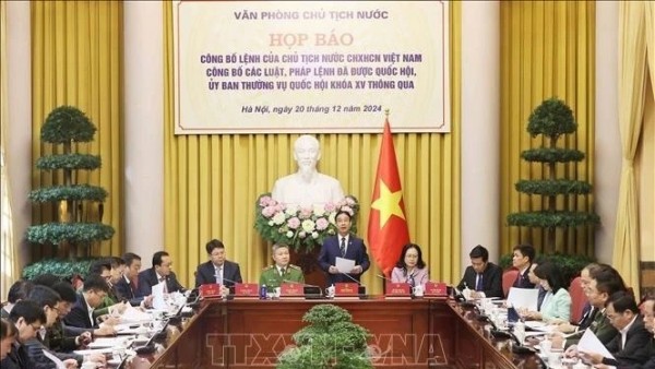 Presidential Office announced Nine newly-adopted laws