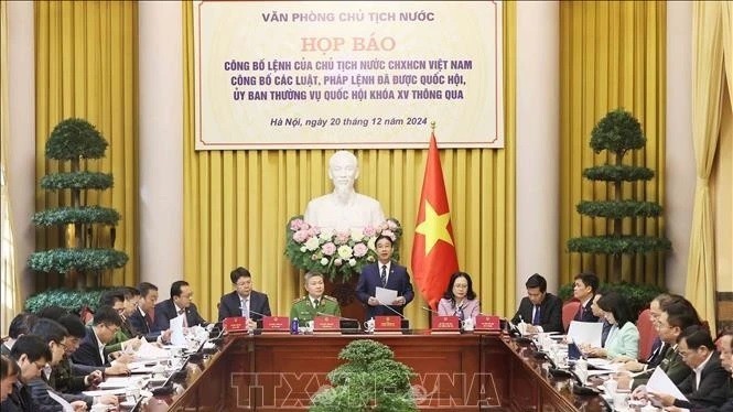 Presidential Office announced Nine newly-adopted laws