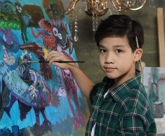 'Gods and Demons' Painting show by 10-year-old artist 'Gods and Demons' painting exhibition by 10-year-old artist