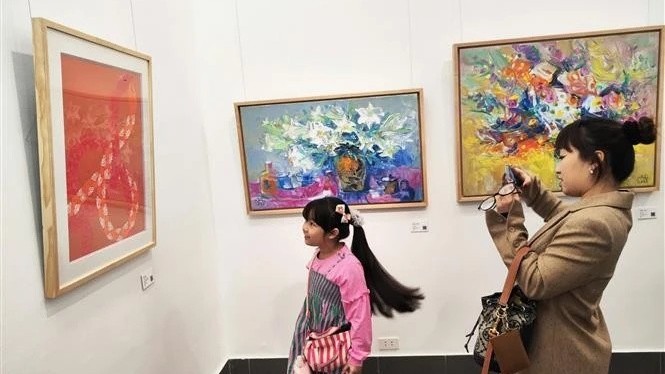 Art exhibition inspired by the zodiac of 2025 opens in Hanoi