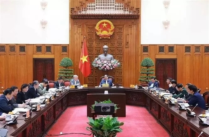 PM Pham Minh Chinh chaired Government's Steering Committee meeting to review solutions to political system re-organisation PM Pham Minh Chinh chaired Government's Steering Committee meeting to review solutions to political system re-organisation