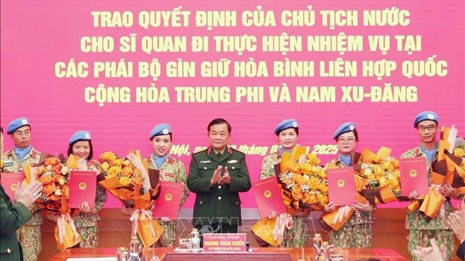 More Vietnamese military officers to join UN peacekeeping forces
