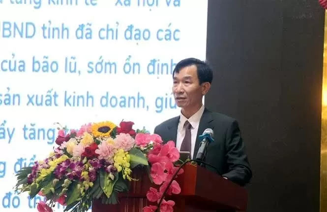 Director of Hung Yen province's Statistics Office Dao Trong Tuyen speaks at the press meeting on January 3. (Photo: VNA) Director of Hung Yen province's Statistics Office Dao Trong Tuyen speaks at the press meeting on January 3. (Photo: VNA)