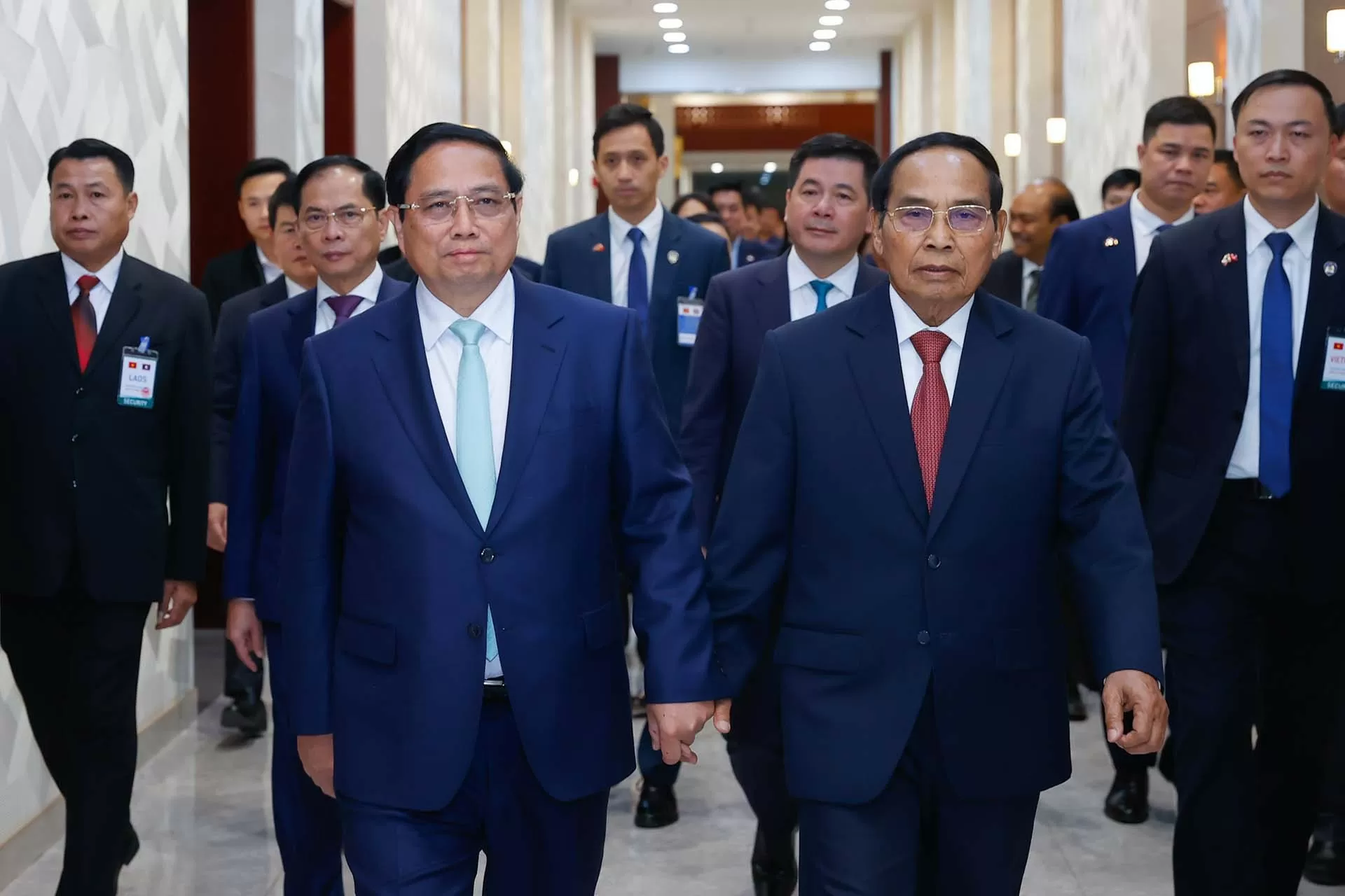 Prime Minister receives Lao State Vice President Prime Minister receives Lao State Vice President