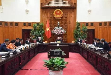 Prime Minister Pham Minh Chinh chairs the meeting in Hanoi on January 11, 2025. Photo: VNA Prime Minister Pham Minh Chinh chairs the meeting in Hanoi on January 11, 2025. Photo: VNA