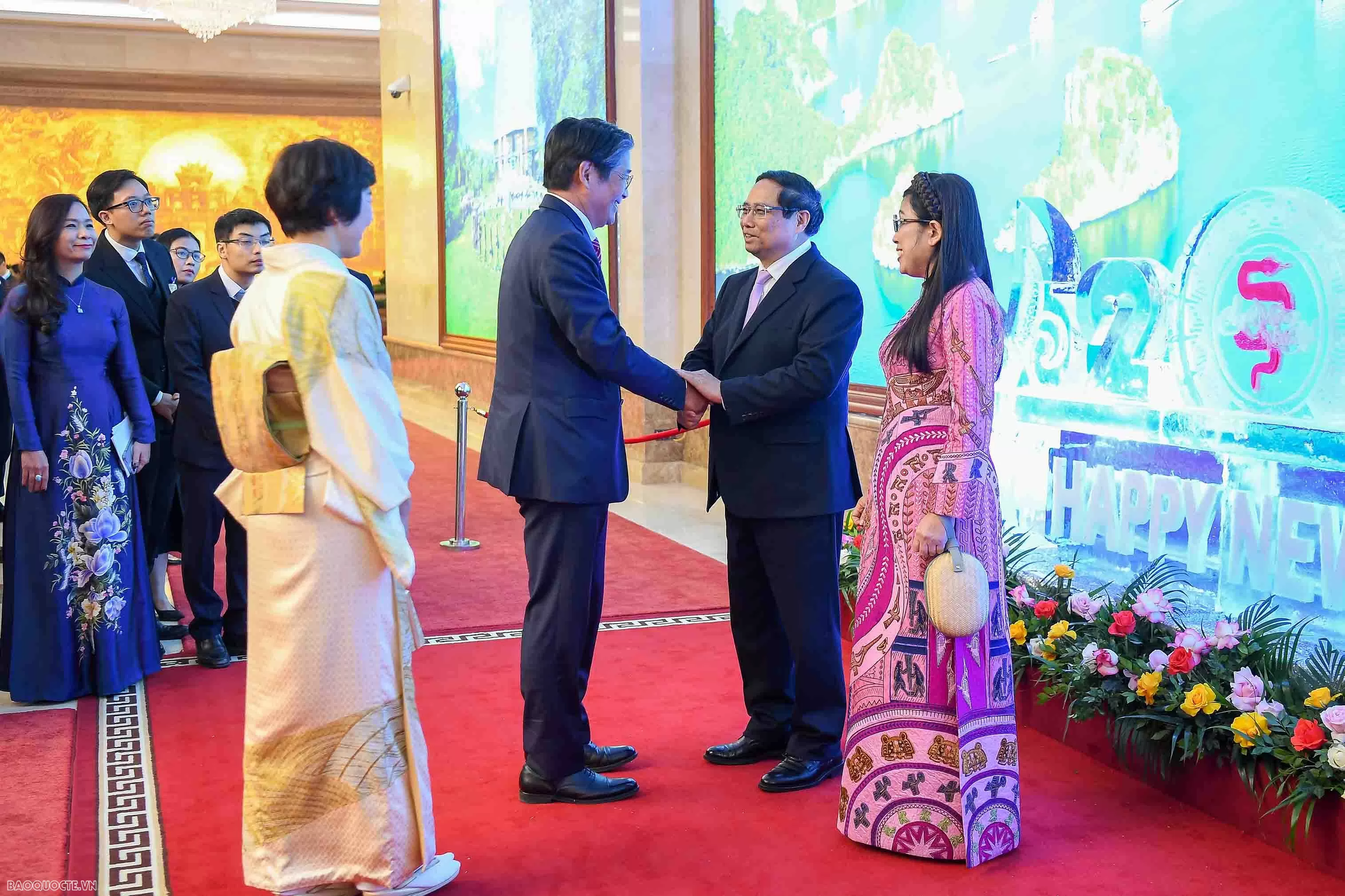 PM Pham Minh Chinh welcomes Diplomatic corps to Lunar New Year banquet in Hanoi PM Pham Minh Chinh welcomes Diplomatic corps to Lunar New Year banquet in Hanoi