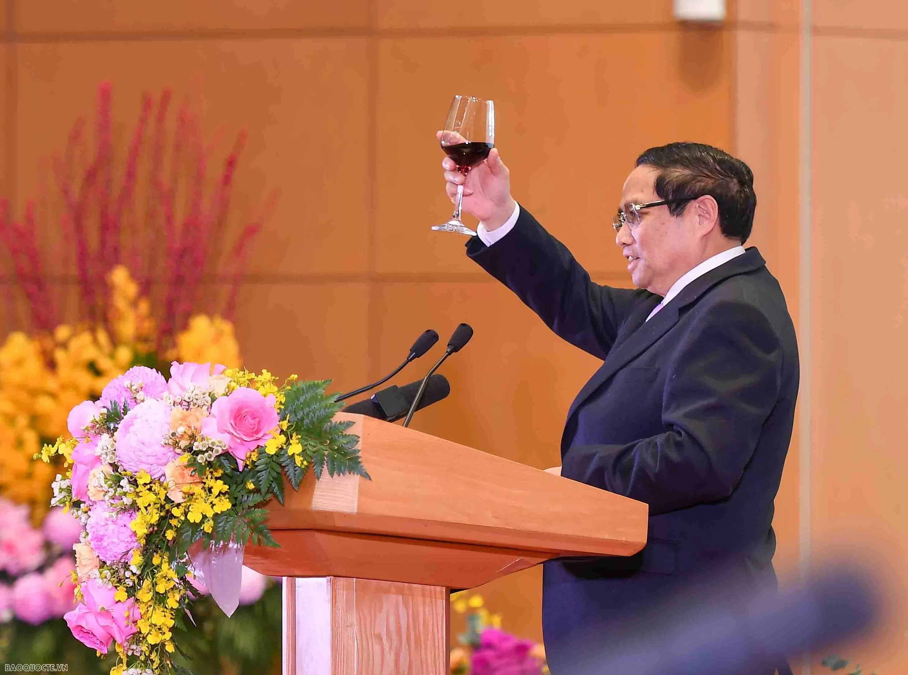 PM Pham Minh Chinh welcomes Diplomatic corps to Lunar New Year banquet in Hanoi PM Pham Minh Chinh welcomes Diplomatic corps to Lunar New Year banquet in Hanoi