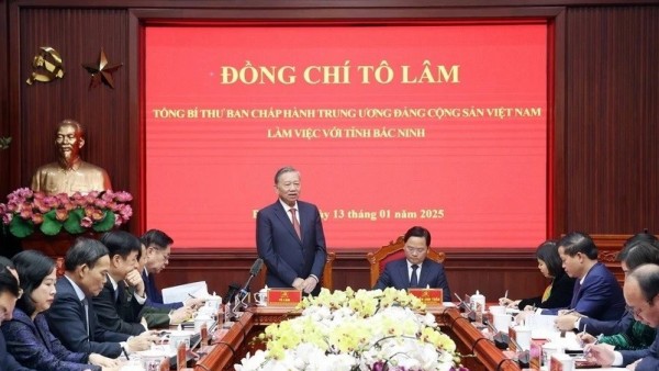 General Secretary To Lam praised Bac Ninh’s vision for tier-1 urban area in 2025