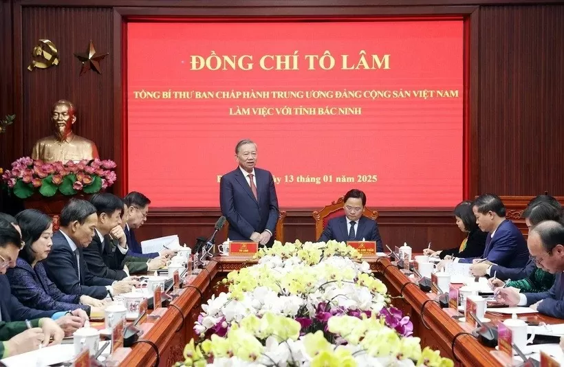 General Secretary To Lam praised Bac Ninh’s vision for tier-1 urban area in 2025 General Secretary To Lam praised Bac Ninh’s vision for tier-1 urban area in 2025