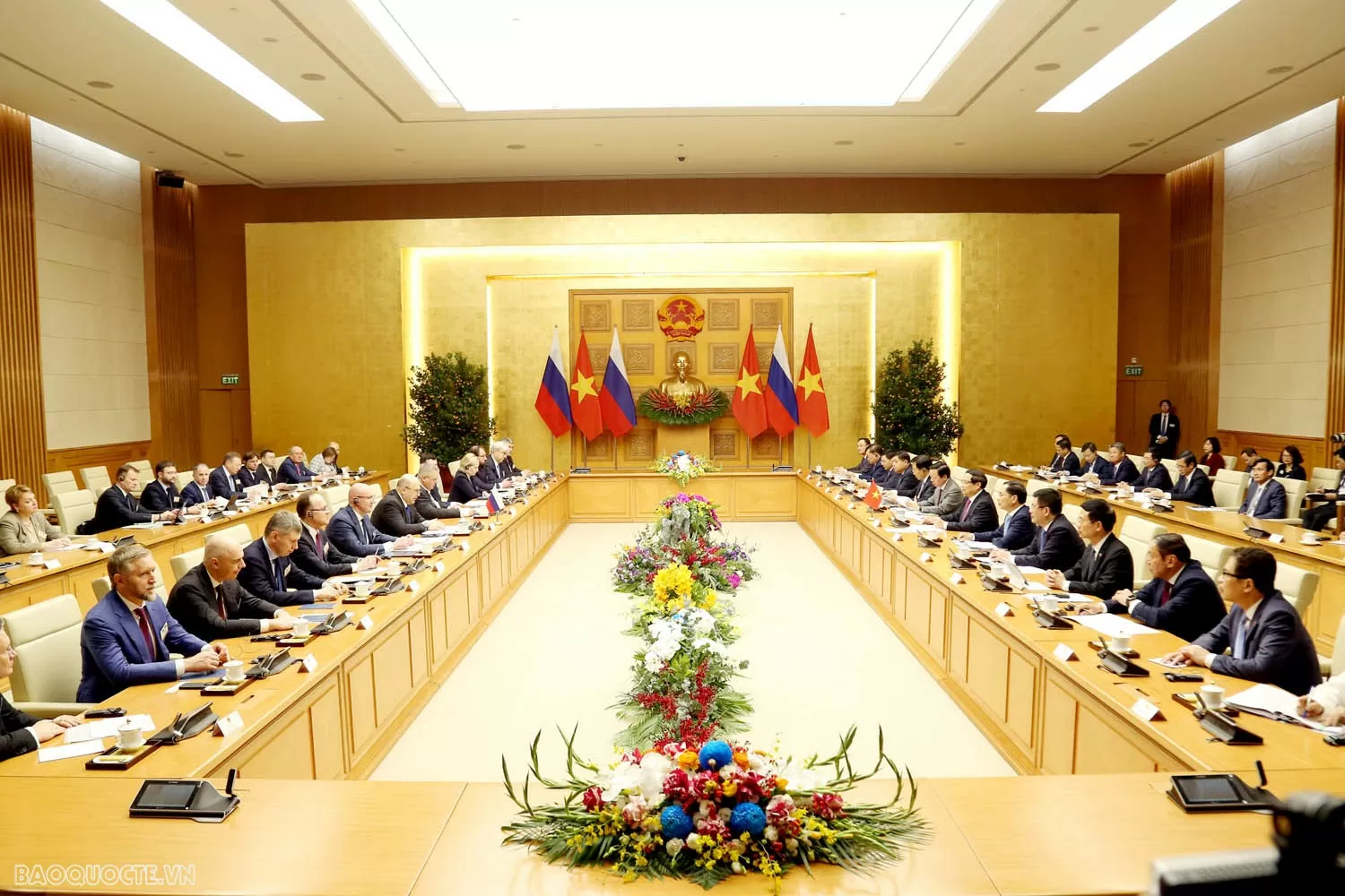 Vietnamese, Russian Prime Ministers hold talks, agree on major orientations for bilateral ties Vietnamese, Russian Prime Ministers hold talks, agree on major orientations for bilateral ties