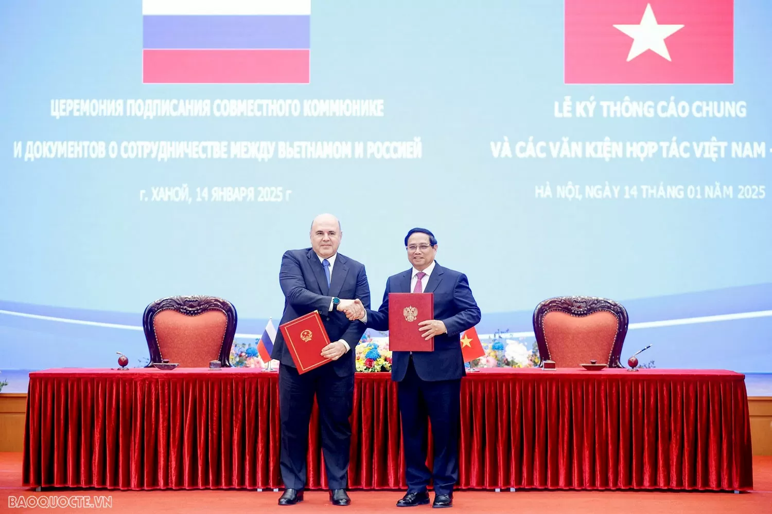 Vietnam, Russia Prime Ministers hold talks, agree on major orientations for bilateral ties Vietnam, Russia Prime Ministers hold talks, agree on major orientations for bilateral ties
