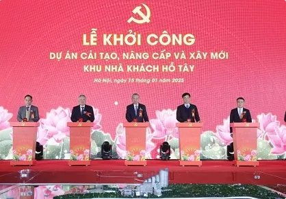 Party chief launches project to build, upgrade West Lake Guesthouse Complex Party chief launches project to build, upgrade West Lake Guesthouse Complex