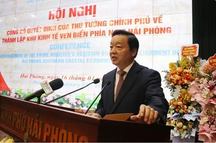Hai Phong Southern Coastal Economic Zone established Hai Phong Southern Coastal Economic Zone established
