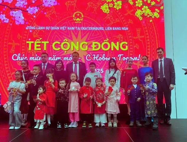 Vietnamese community in Sverdlovsk celebrates Lunar New Year 2025: Consulate General Vietnamese community in Sverdlovsk celebrates Lunar New Year 2025: Consulate General