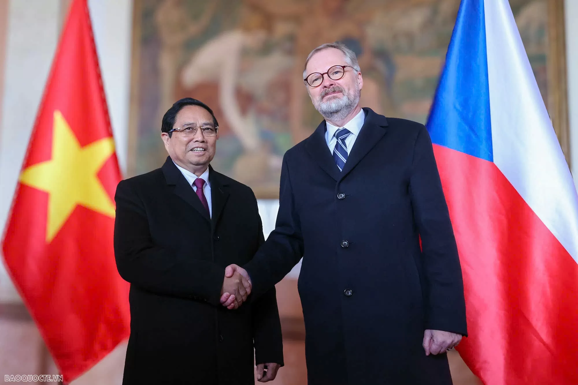 Welcome ceremony held for Prime Minister Pham Minh Chinh in Prague Welcome ceremony held for Prime Minister Pham Minh Chinh in Prague