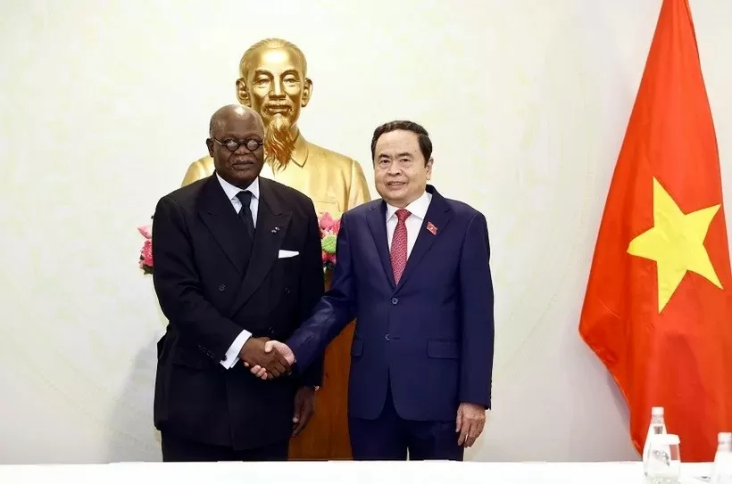 NA Chairman Tran Thanh Man welcomes President of Parliamentary Assembly of Francophonie