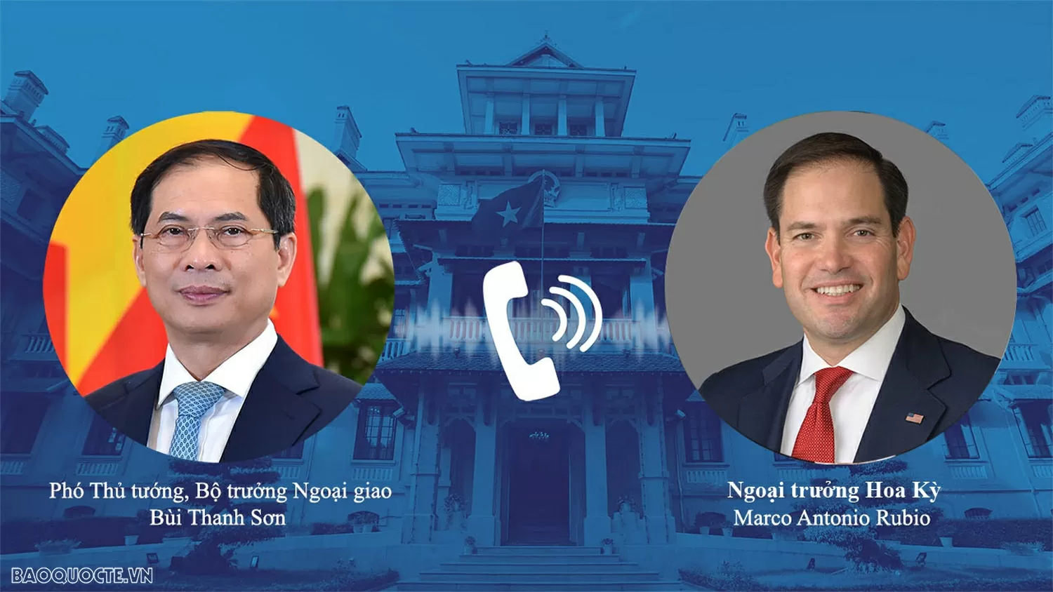 Deputy PM, FM Bui Thanh Son holds phone talks with US Secretary of State