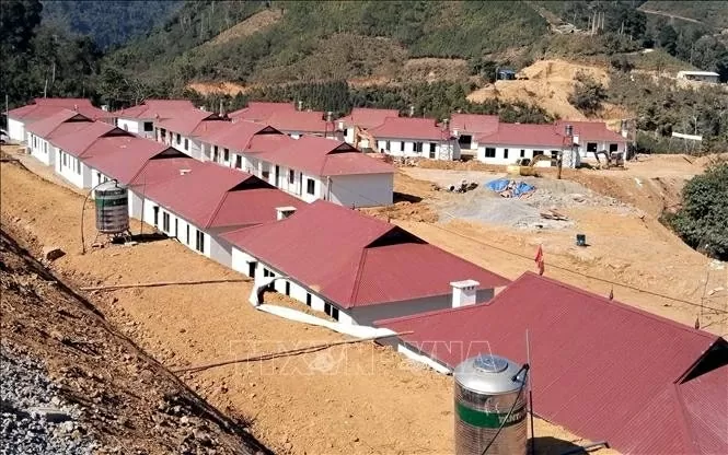 The Ta Han resettlemen area in Cho Don distrit, Bac Kan province.