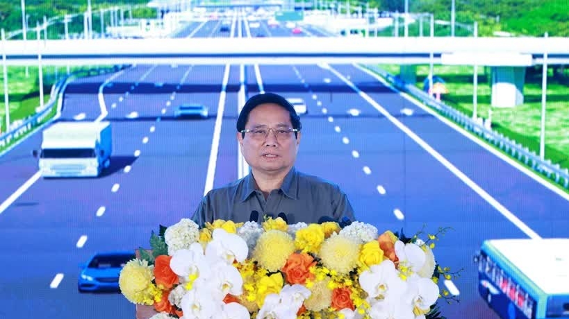 PM Pham Minh Chinh attends groundbreaking ceremony of HCM City - Thu Dau Mot - Chon Thanh expressway