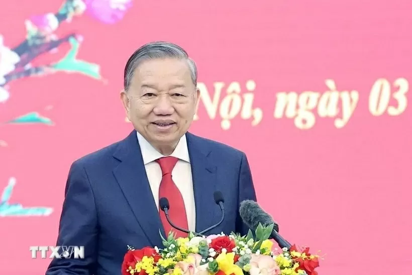 General Secretary To Lam extends Tet greetings to staff of Party Central Committee’s Office