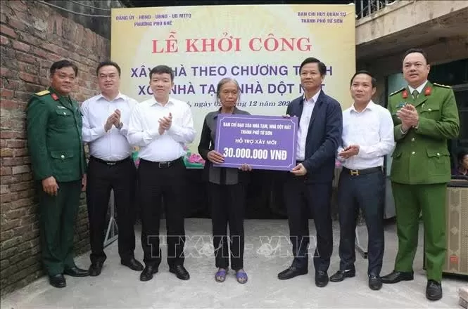 Bac Ninh almost completes peak period of substandard housing elimination campaign Bac Ninh almost completes peak period of substandard housing elimination campaign