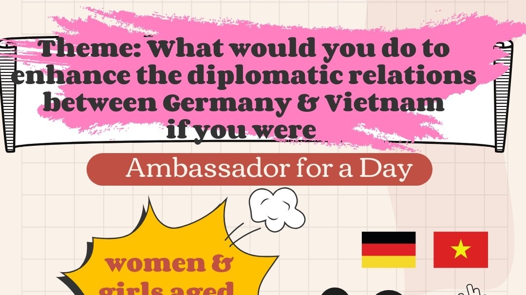 Launching the 'Ambassador for a day' writing contest: Empowering the next generation of female leaders