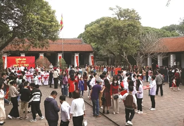 The Xích Đằng Temple of Literature is a must-visit in Hưng Yên Province this spring. (Photo: VNA/VNS) The Xích Đằng Temple of Literature is a must-visit in Hưng Yên Province this spring. (Photo: VNA/VNS)