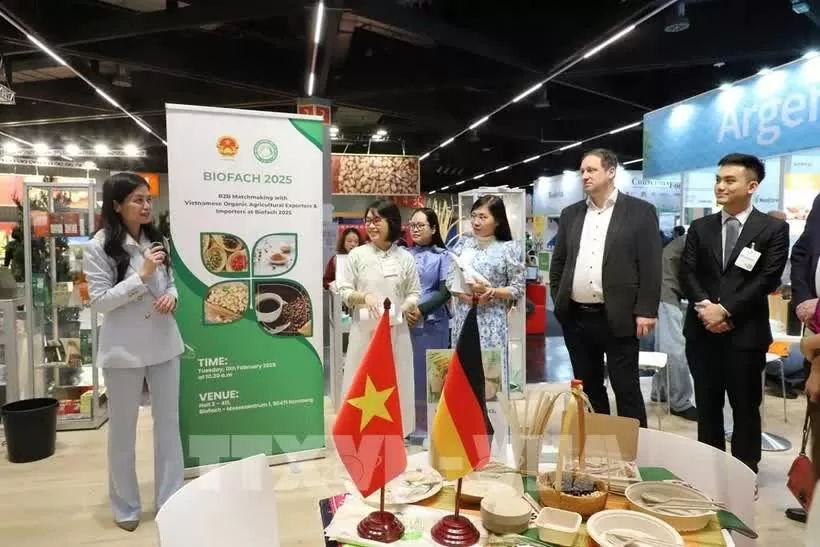 Vietnam promotes organic agricultural product trade at world's leading fair Vietnam promotes organic agricultural product trade at world's leading fair