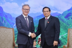 PM Pham Minh Chinh welcomes Lao Minister of Foreign Affairs Thongsavanh Phomvihane