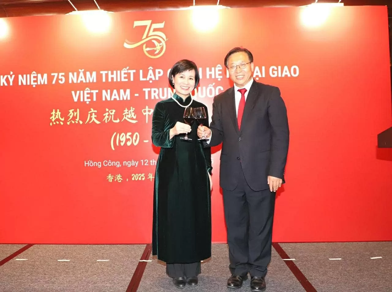 Ceremony to mark 75th anniversary of Vietnam – China diplomatic ties held in Hong Kong: Consulate General Ceremony to mark 75th anniversary of Vietnam – China diplomatic ties held in Hong Kong: Consulate General