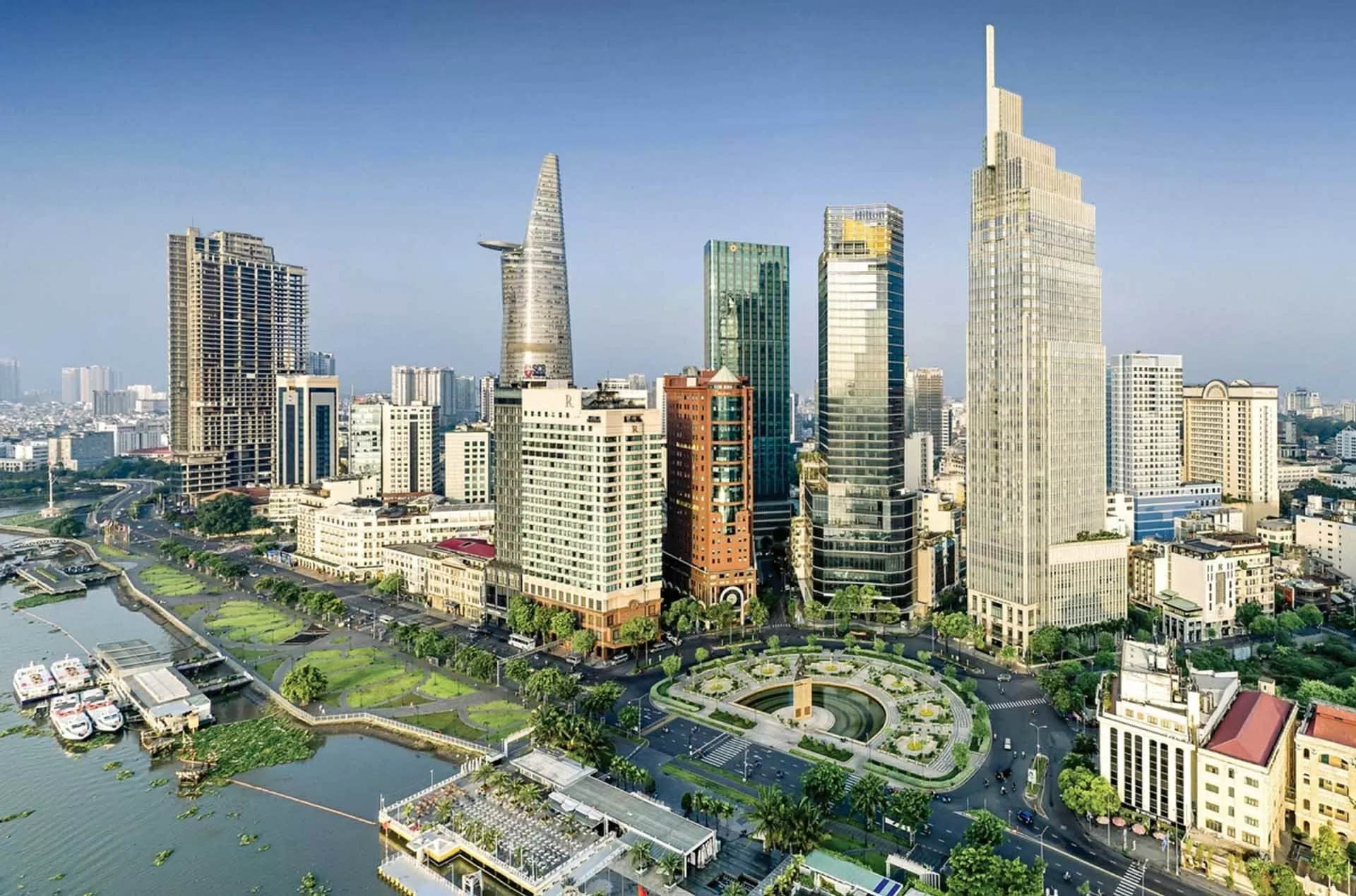 TP. Hồ Chí Minh có đủ tiềm năng và quyết tâm để trở thành Trung tâm tài chính quốc tế. (Ảnh: Văn Trung)