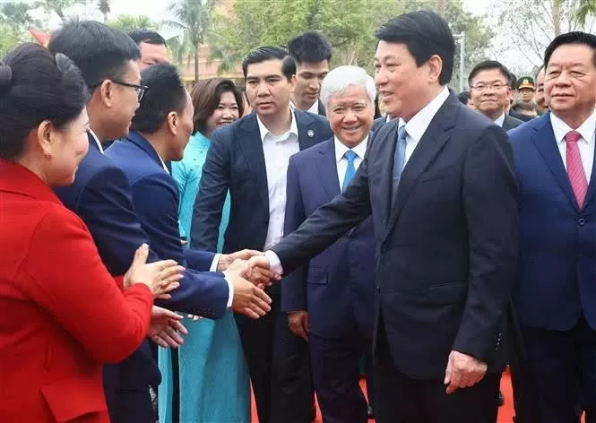 State President Luong Cuong highlights traditional cultures of 54 ethnic groups State leader Luong Cuong highlights traditional cultures of 54 ethnic groups