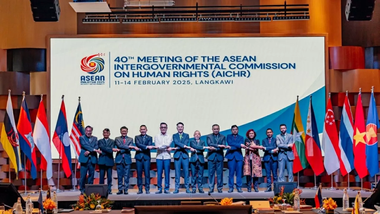 The ASEAN Intergovernmental Commission on Human Rights (AICHR) convened its 40th Meeting from 11 to 14 February 2025 in Langkawi, Malaysia. (Photo: ASEAN Secretariat)