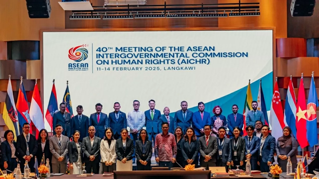 The ASEAN Intergovernmental Commission on Human Rights (AICHR) convened its 40th Meeting from 11 to 14 February 2025 in Langkawi, Malaysia. (Photo: ASEAN Secretariat) The ASEAN Intergovernmental Commission on Human Rights (AICHR) convened its 40th Meeting from 11 to 14 February 2025 in Langkawi, Malaysia. (Photo: ASEAN Secretariat)