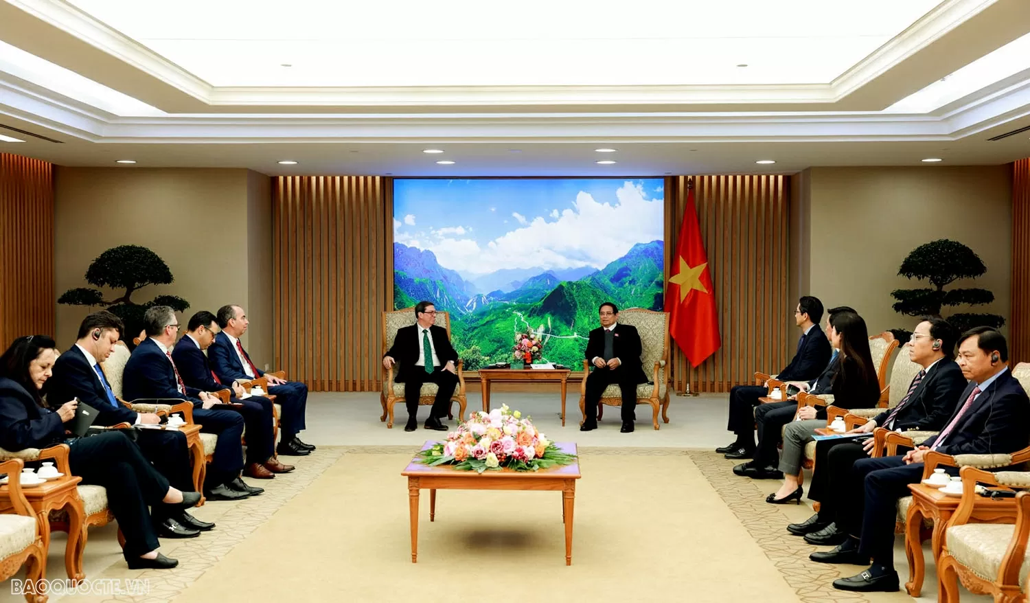 Prime Minister Pham Minh Chinh hosts Cuban Foreign Minister Bruno Rodríguez Parrilla Prime Minister Pham Minh Chinh hosts Cuban Foreign Minister Bruno Rodríguez Parrilla