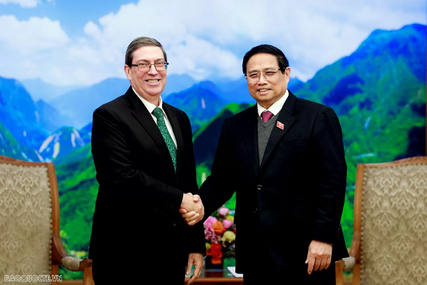 Prime Minister Pham Minh Chinh hosts Cuban Foreign Minister Bruno Rodríguez Parrilla Prime Minister Pham Minh Chinh hosts Cuban Foreign Minister Bruno Rodríguez Parrilla