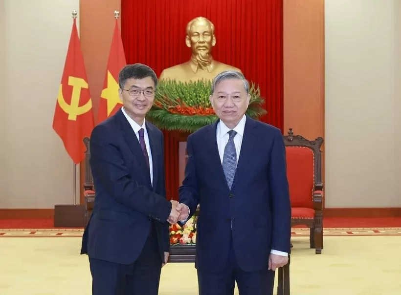 General Secretary To Lam welcomes Party Secretary of China's Guangxi General Secretary To Lam welcomes Party Secretary of China's Guangxi
