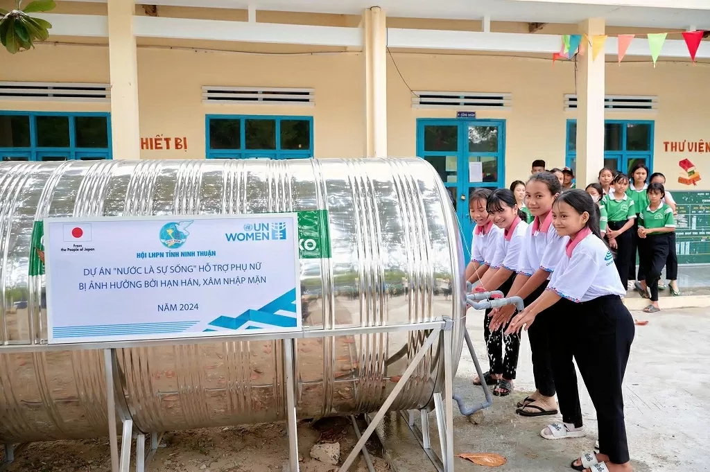 Over 10,000 people in Ninh Thuan and Ca Mau improved clean water access and economic resilience