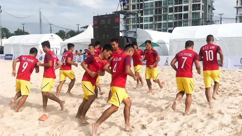 Beach soccer team gears up for AFC Beach Soccer Asian Cup Thailand 2025