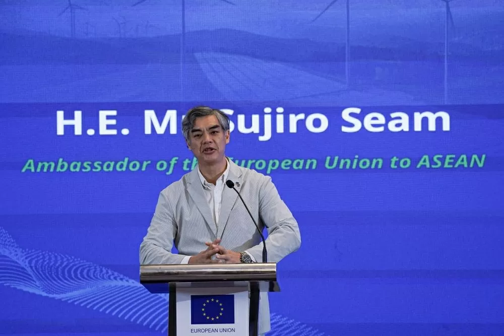 ASEAN - 'Centrality' always comes to mind: EU Ambassador Sujiro Seam ASEAN - 'Centrality' always comes to mind: EU Ambassador Sujiro Seam