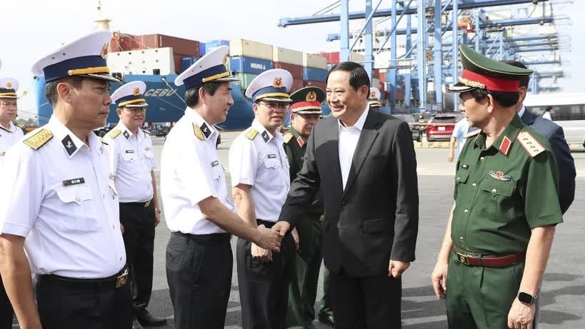 Lao Prime Minister Sonexay Siphandone Tan Cang-Cat Lai Port