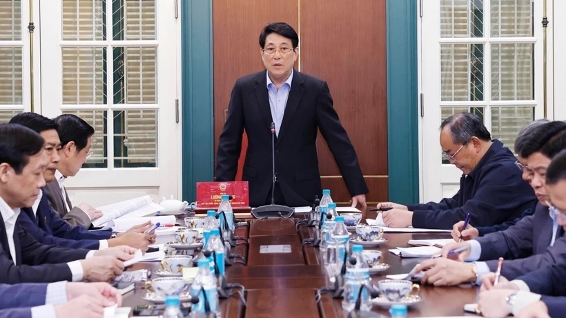 President Luong Cuong chaired a meeting of Central Steering Committee for Judicial Reform