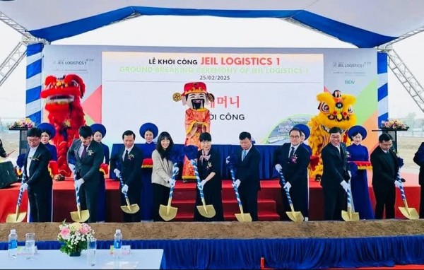 Korean logistics project held a ground-breaking ceremony in Hai Phong