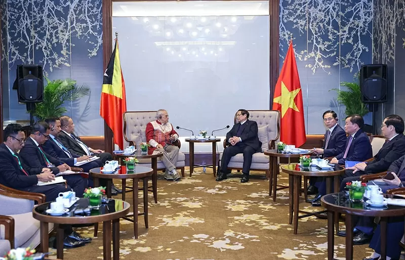Prime Minister Pham Minh Chinh welcomes Timor-Leste President José Ramos-Horta in Hanoi Prime Minister Pham Minh Chinh welcomes Timor-Leste President José Ramos-Horta in Hanoi