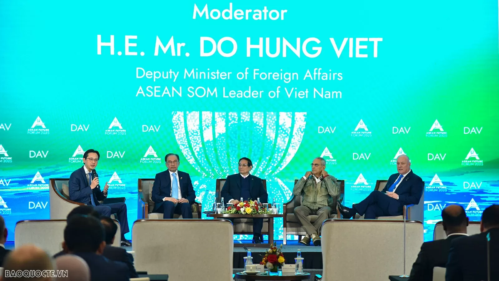 Ngày 26/2, Phiên toàn thể cấp cao ASEAN Future 2025. (Ảnh: Tuấn Anh) ASEAN Future Forum: High-Level Plenary Session in Hanoi