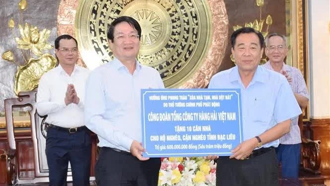 Bac Lieu gets funding to build 20 homes for needy households