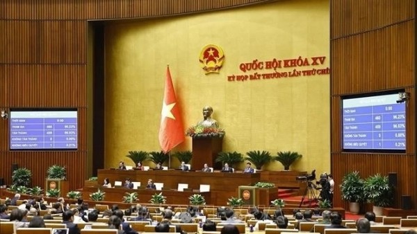 NA Chairman Tran Thanh Man signed Resolution on special mechanisms for Ninh Thuan nuclear power project investment