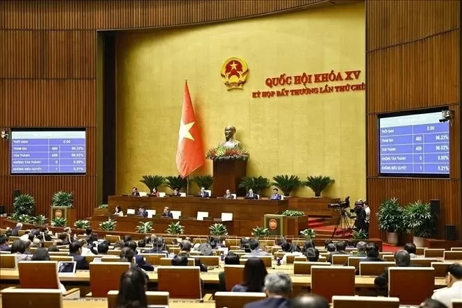 NA Chairman Tran Thanh Man signed Resolution on special mechanisms for Ninh Thuan nuclear power project investment