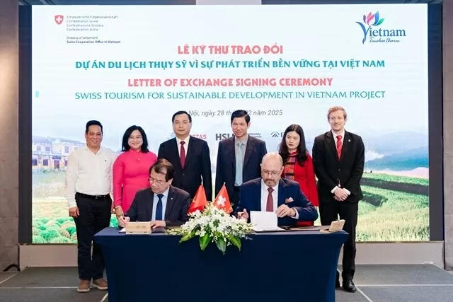 Switzerland grants 3.6 Million CHF to support sustainable tourism development in Vietnam Switzerland grants 3.6 Million CHF to support sustainable tourism development in Vietnam