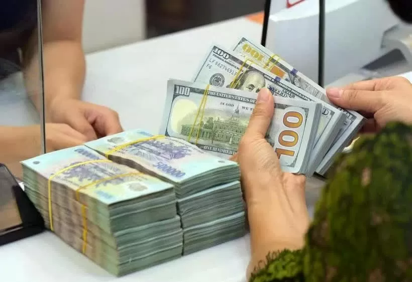 Reference exchange rate for the US dollar at 24,755 VND/USD on March 4, down 3 VND